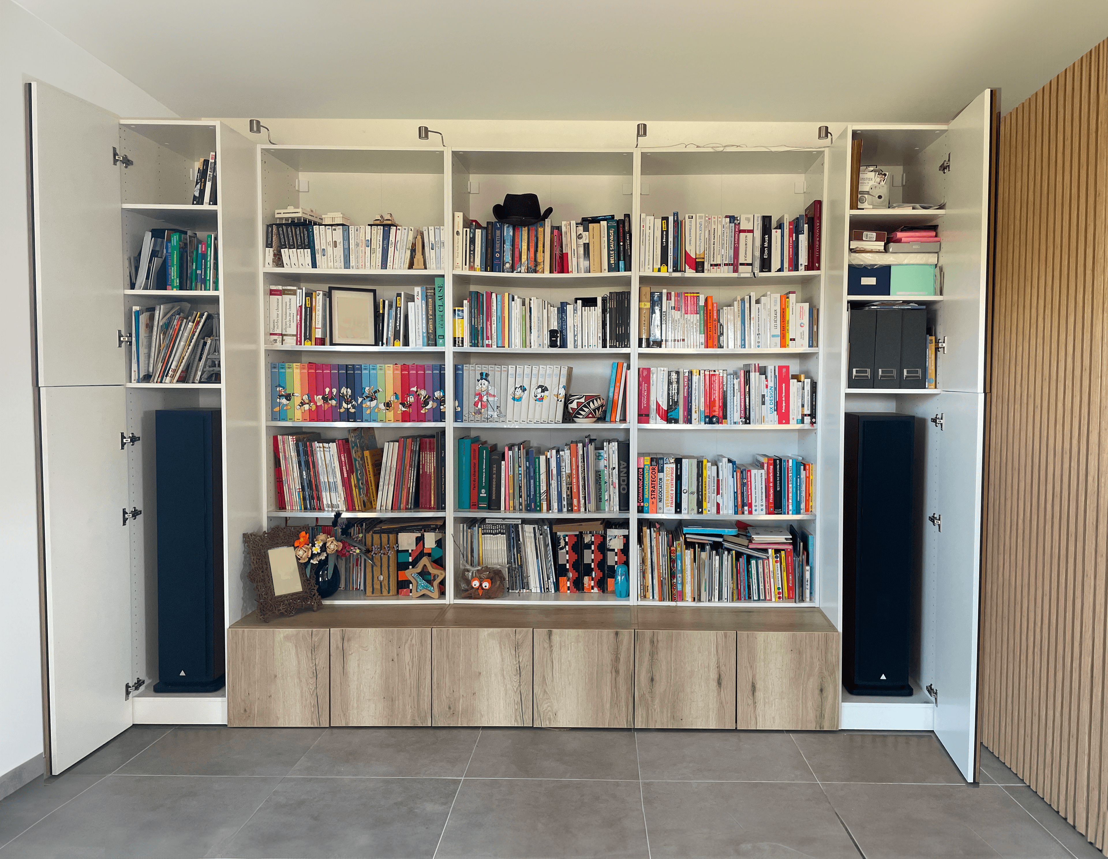 Bureau Bibliothèque - Mobilier sur mesure à Toulouse - Photo 3