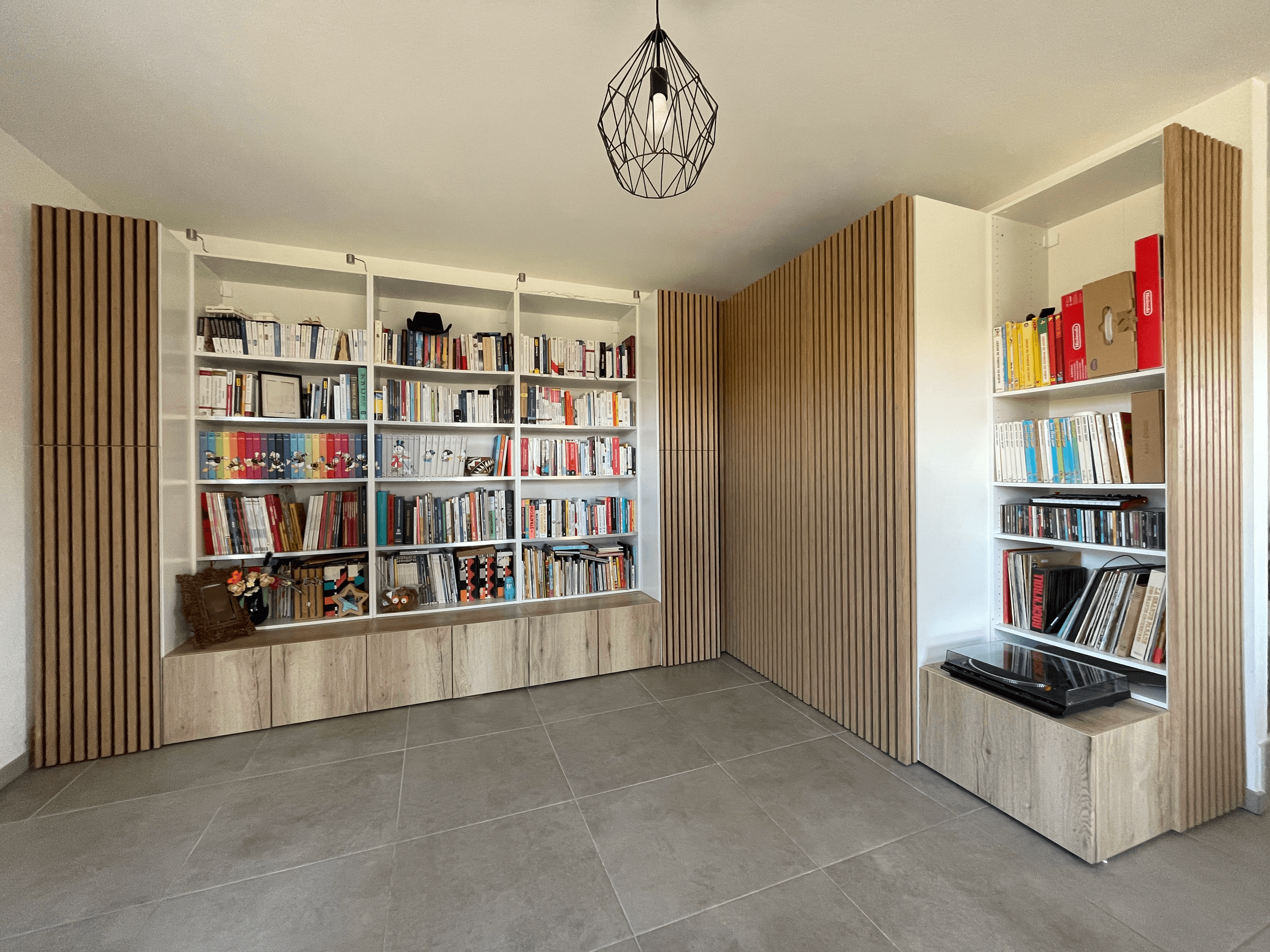 Bureau Bibliothèque - Mobilier sur mesure à Toulouse - Photo 5