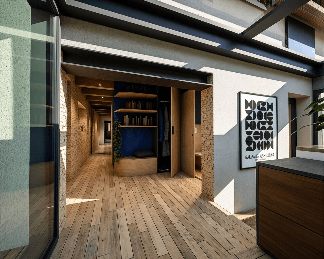 Dans l'ombre des murs - Maison container à Toulouse - Photo 4